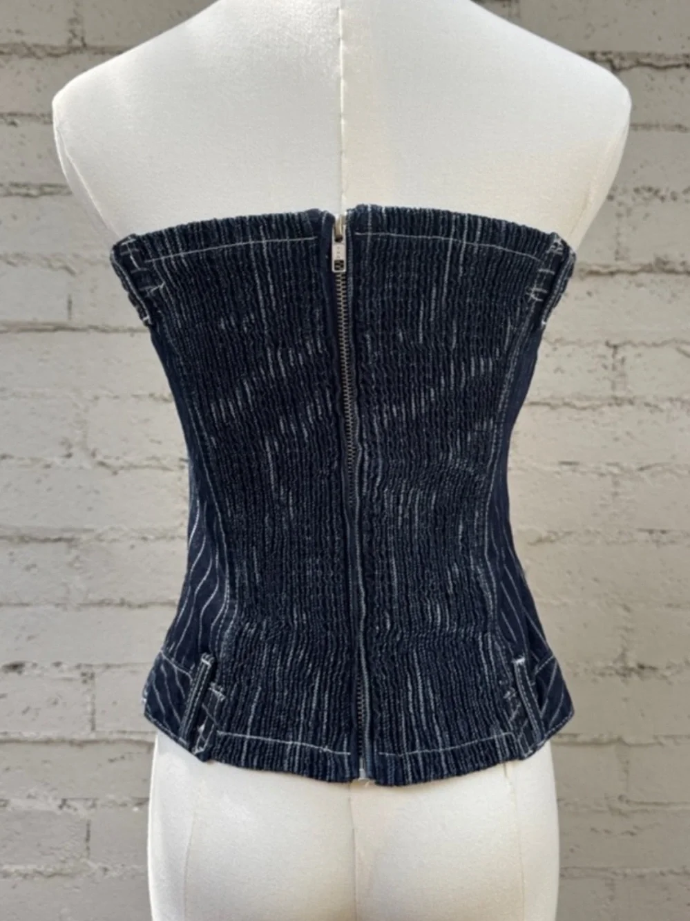 Zara Dark Denim Striped Set